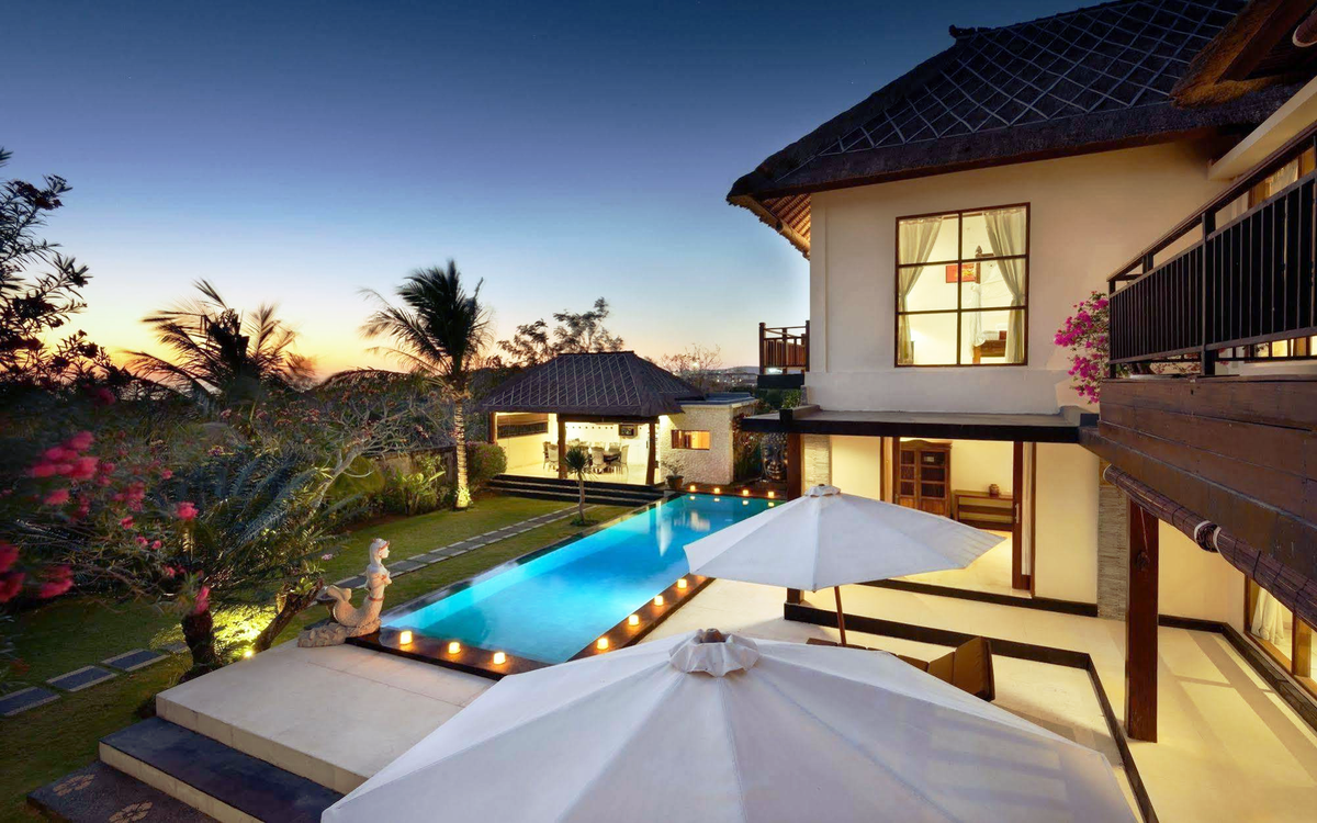 Charming beachfront villa with private pool and stylish comforts