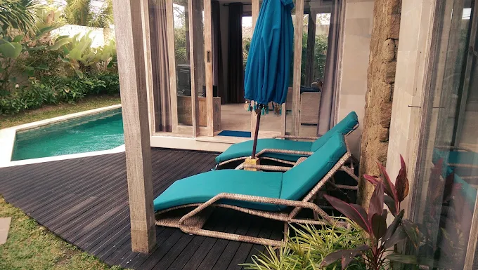 One of the two king bedrooms with garden view